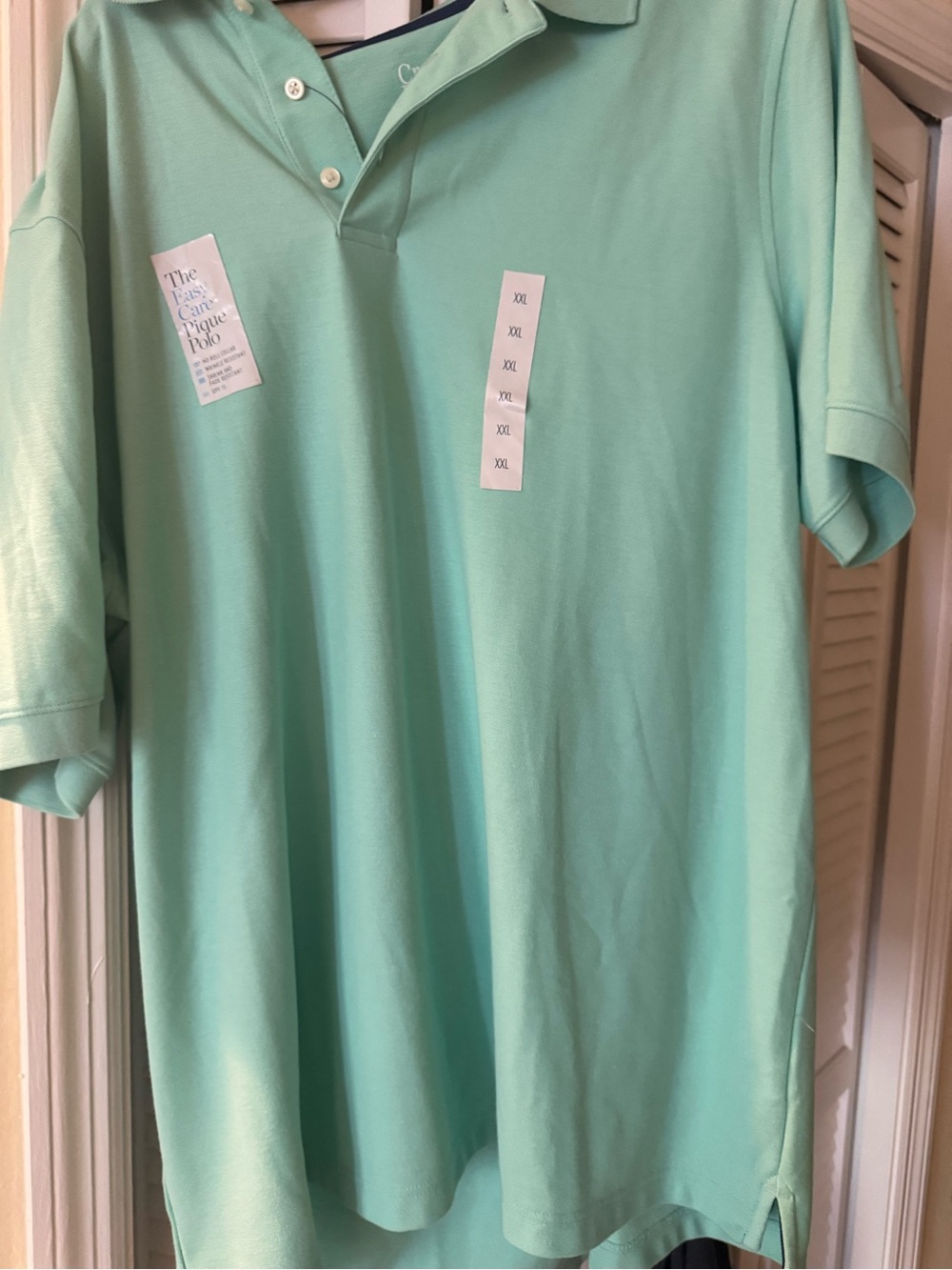 croft & barrow Mint Green Short Sleeve Polo